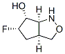 1H-Cyclopent[c]isoxazol-6-ol,5-fluorohexahydro-,[3aS-(3aalpha,5alpha,6alpha,6aalpha)]- 结构式