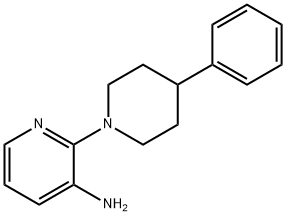 2-(4-Phenyl-1-piperidinyl)-3-pyridinamine Struktur