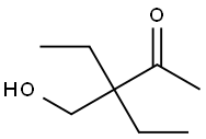 2-Pentanone, 3-ethyl-3-(hydroxymethyl)- (9CI) 结构式