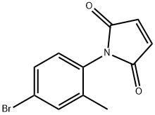 1-(4-BROM-2-METHYLPHENYL)-1H-PYRROLE-2,5-DIONE 化学構造式