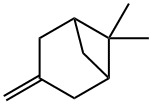 6,6-Dimethyl-3-methylenebicyclo[3.1.1]heptane 结构式