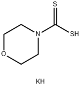4-モルホリンジチオカルボン酸カリウム 化学構造式
