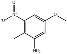 5-甲氧基-2-甲基-3-硝基苯胺,16024-30-9,结构式