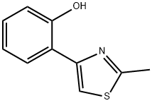 2-(2-METHYL-THIAZOL-4-YL)-PHENOL 化学構造式