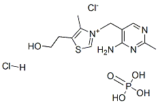 thiamine hydrochloride phosphate 结构式