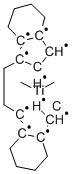 RAC-ETHYLENEBIS-(4,5,6,7-TETRAHYDRO-1-INDENYL)-DIMETHYL TITANIUM(IV) Structure