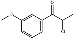 1-Propanone, 2-chloro-1-(3-methoxyphenyl)- (9CI) 结构式