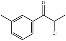 1-Propanone, 2-chloro-1-(3-methylphenyl)- (9CI) 结构式