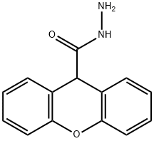 9-XANTHENECARBOXYLIC HYDRAZIDE Structure