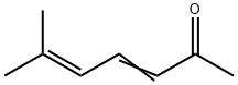 6-甲基-3,5-庚二烯-2-酮,1604-28-0,结构式