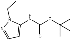 Carbamic acid, (1-ethyl-1H-pyrazol-5-yl)-, 1,1-dimethylethyl ester (9CI) 结构式