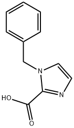 1-苄基-2-咪唑羧酸, 16042-26-5, 结构式