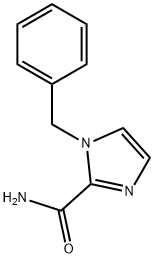 1-ベンジル-1H-イミダゾール-2-カルボアミド 化学構造式