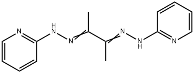 2,3-Butanedione bis[(pyridin-2-yl)hydrazone] Structure