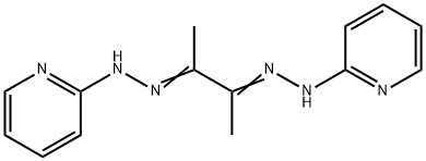 2,3-Butanedione bis[(pyridin-2-yl)hydrazone] 结构式