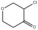 3-CHLORO-TETRAHYDRO-PYRAN-4-ONE Struktur
