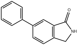 1H-Isoindol-1-one, 2,3-dihydro-6-phenyl- Structure