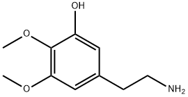 3-Demethyl Mescaline Structure