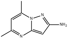 5,7-DIMETHYLPYRAZOLO[1,5-A]PYRIMIDIN-2-AMINE Struktur