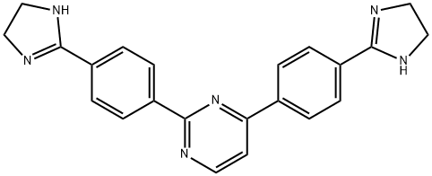 2,4-bis[4-(4,5-dihydro-1H-imidazol-2-yl)phenyl]pyrimidine|