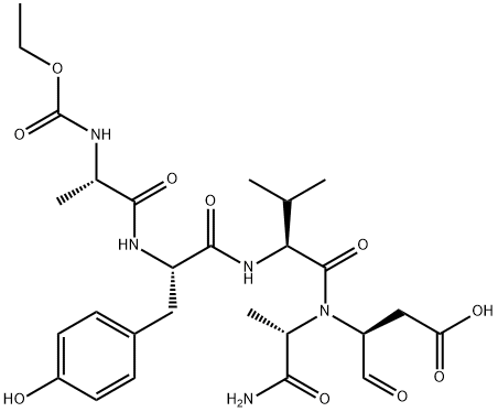 ETHOXYCARBONYL-ALA-TYR-VAL-ALA-ASP-ALDEHYDE (PSEUDO ACID)|