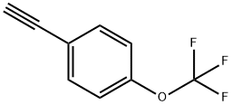 4-三氟甲氧基苯乙炔 结构式