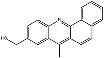 9-HYDROXYMETHYL-7-METHYLBENZ[C]ACRIDINE 结构式