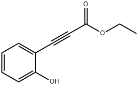 (2-HYDROXY-PHENYL)-PROPYNOIC ACID ETHYL ESTER 结构式