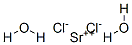 Strontium chloride dihydrate Structure