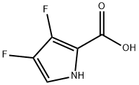 1H-Pyrrole-2-carboxylicacid,3,4-difluoro-(9CI) Structure