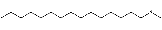 N,N,1-Trimethyl-1-pentadecanamine 结构式