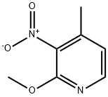 2-METHOXY-3-NITRO-4-PICOLINE Struktur