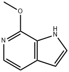 7-メトキシ-1H-ピロロ[2,3-C]ピリジン 化学構造式
