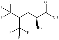 2-氨基-5,5,5-三氟-4-(三氟甲基)戊酸,16063-98-2,结构式