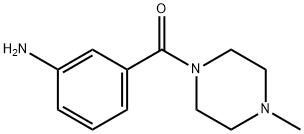 (3-AMINOPHENYL)(4-METHYL-1-PIPERAZINYL)METHANONE|3-[(4-甲基-1-哌嗪基)羰基]苯胺