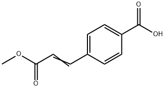 4-(2-METHOXYCARBONYLVINYL)BENZOIC ACID,160648-26-0,结构式