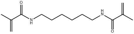 1,6-HEXAMETHYLENE BIS-METHACRYLAMIDE Structure