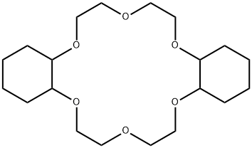二环己烷并-18-冠醚-6,16069-36-6,结构式