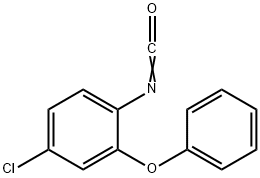 4-CHLORO-2-PHENOXYPHENYL ISOCYANATE  97 化学構造式