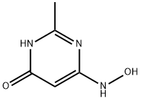 4-Pyrimidinol, 6-(hydroxyamino)-2-methyl- (8CI) Structure