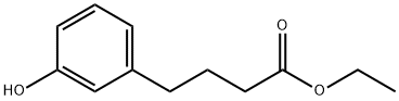 ethyl 4-(3-hydroxyphenyl)butanoate 化学構造式