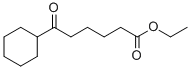 6-シクロヘキシル-6-オキソヘキサン酸エチル 化学構造式