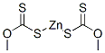 zinc O,O'-dimethyl bis[dithiocarbonate] 结构式