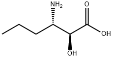 (2S,3S)-3-氨基-2-羟基己酸, 160801-76-3, 结构式