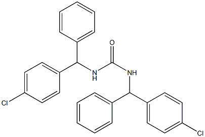 1,3-bis[(4-chlorophenyl)-phenyl-methyl]urea|