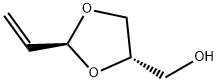 trans-2-vinyl-1,3-dioxolane-4-methanol 结构式