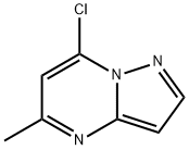 7-CHLORO-5-METHYLPYRAZOLO[1,5-A]PYRIMIDINE Struktur