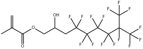 3-(全氟-5-甲基己基)-2-羟基丙基甲基丙烯酸酯,16083-81-1,结构式