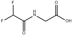 Glycine, N-(difluoroacetyl)- (9CI) 结构式