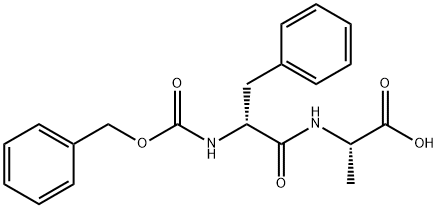 N-benzyloxycarbonylphenylalanylalanine Structure